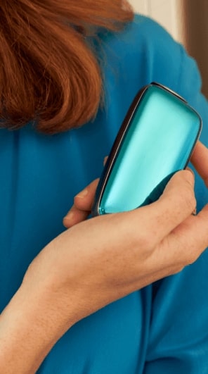 Ploom X Advanced ocean blue ön panel ilə
